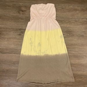 Michael Stars Ombré Strapless Dress